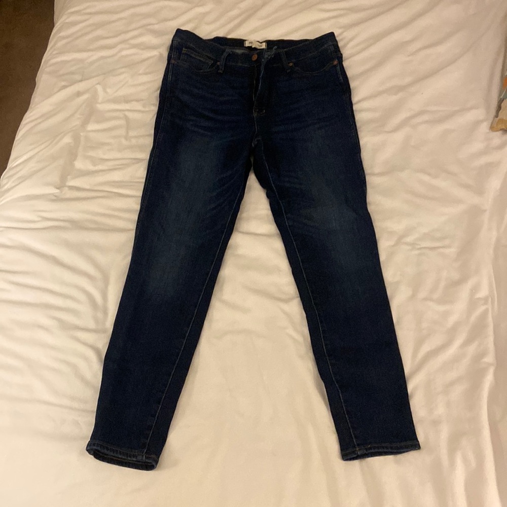 Madewell 10” High-Rise Skinny Jeans. Size 32.
